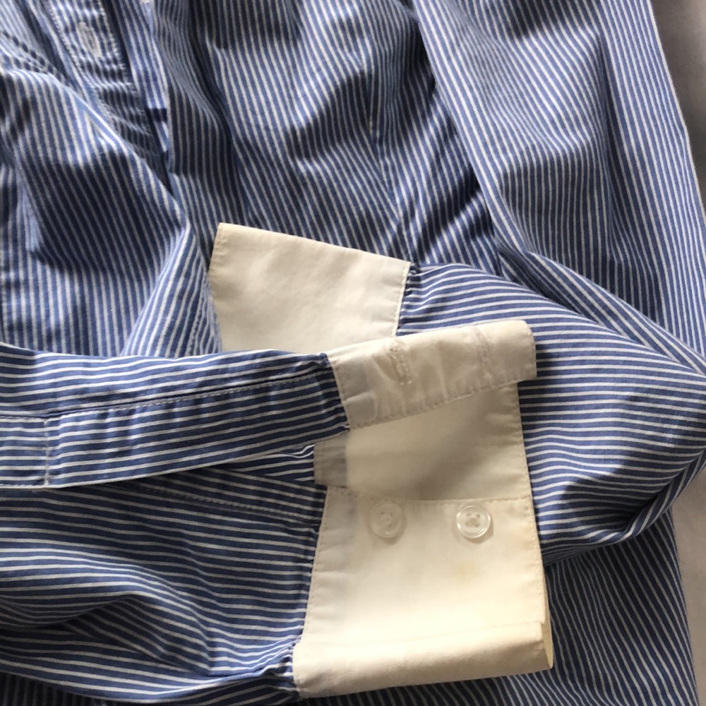 Blue stripe button down - Picture 4 of 5